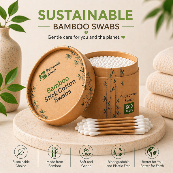 Bamboo Stick Cotton Swabs 5.0mm