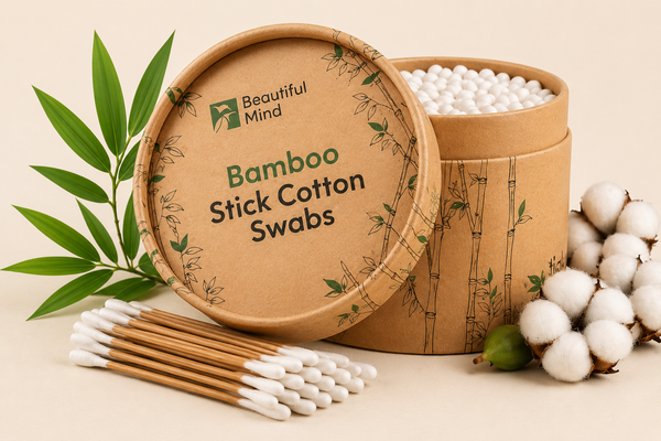 Bamboo Stick Cotton Swabs 5.0mm Tips