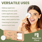 Cotton Round Pads for Face 200 Pack