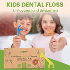 Dental Floss Picks for Kids 75 Pack