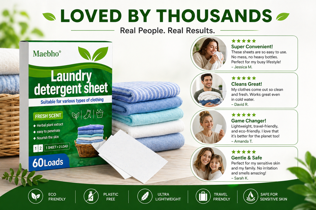 Eco Laundry Detergent Sheets (30 Sheets)