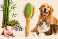 Bamboo 2-in-1 Pet Grooming Brush (1 Piece)