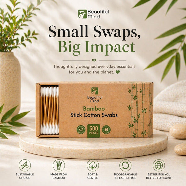 Bamboo Stick Cotton Swabs 5.5mm